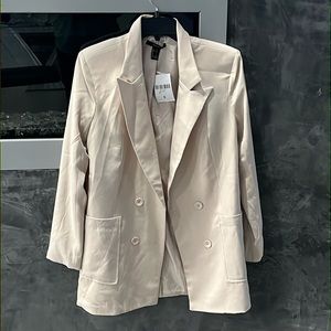 Blazer, beige color size small brand new